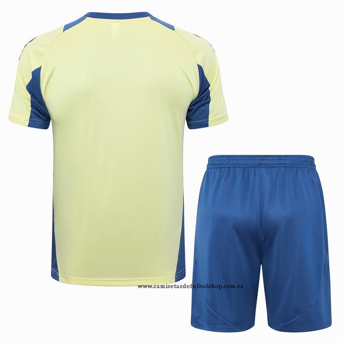 Chandal del Ajax 24-25 Manga Corta Amarillo - Pantalon Corto